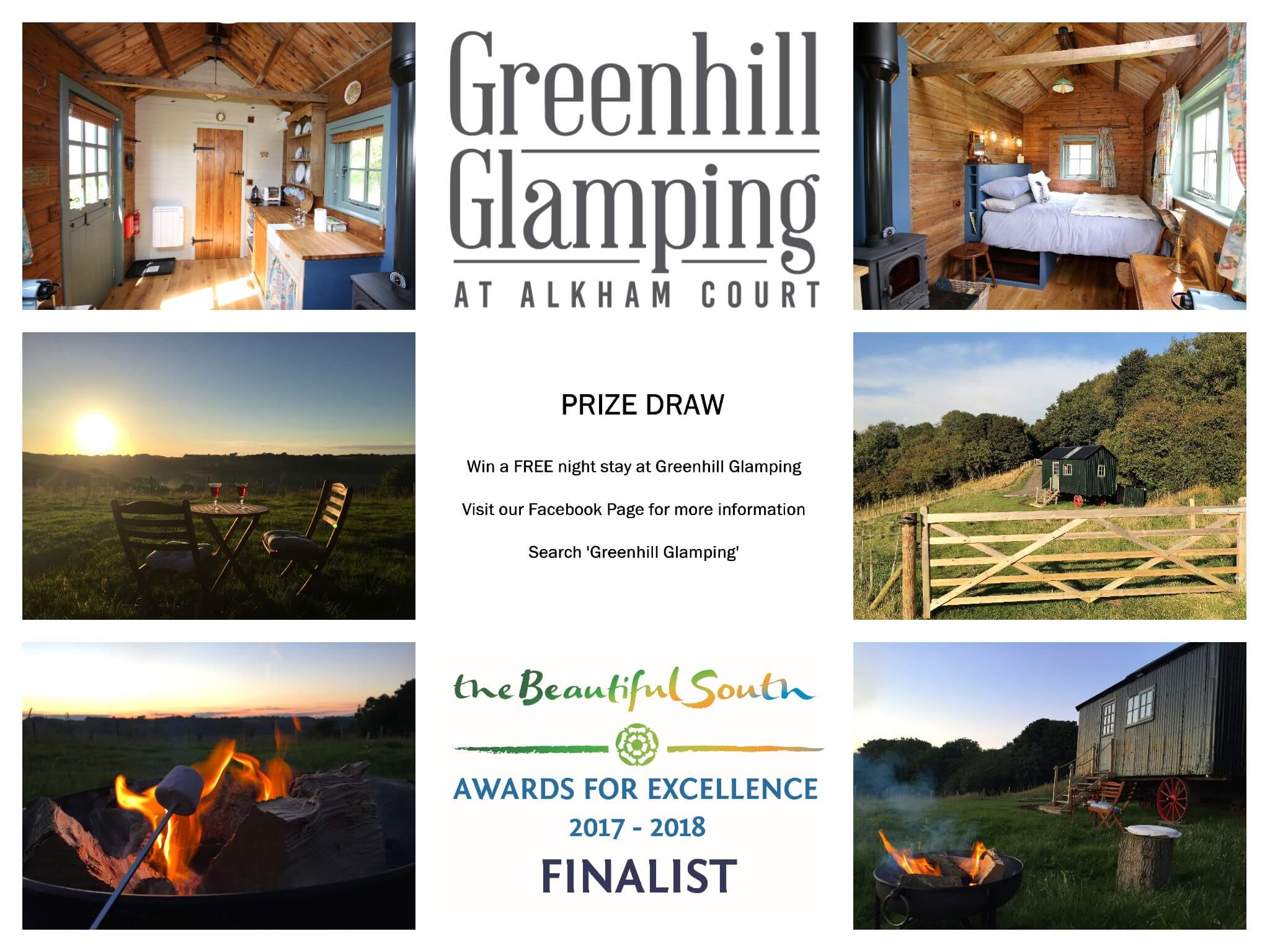 Greenhill Glamping Awards for Excellence Finalist
