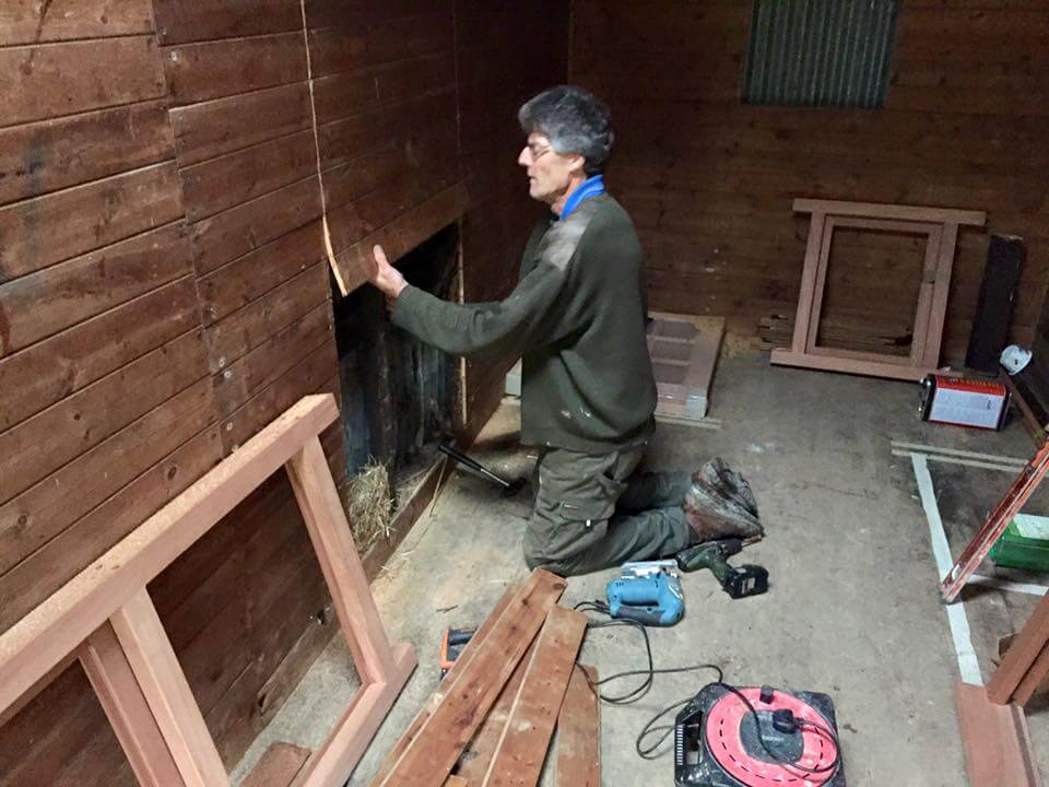 Restoration of Shepherds hut